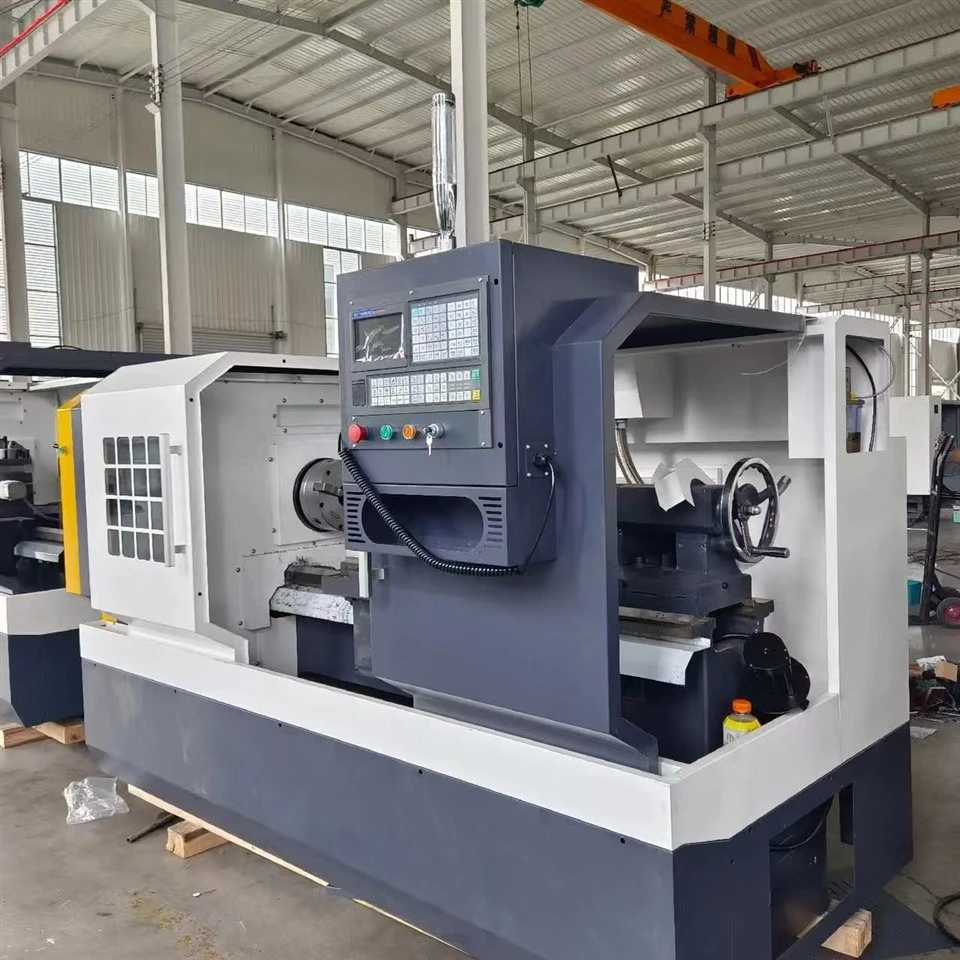 CNC Machined Workpiece Turning On A Flat-bed Lathe manufacturers
