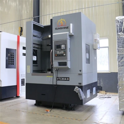 CNC 수직 선반의 브레이크 디스크 가공 단계