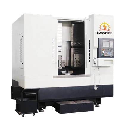 더블 칼럼 CNC 수직 선반